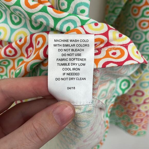 Ibkul Ribbon Candy Ventilated Mesh Quarter Zip Mock Neck Golf Tennis Shirt - L - Picture 12 of 13